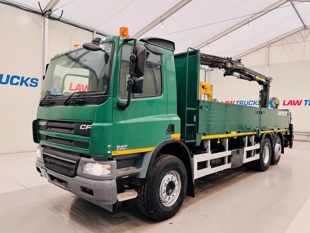 DAF CF75 310 Rear Lift Day Cab Dropside Brick Grab