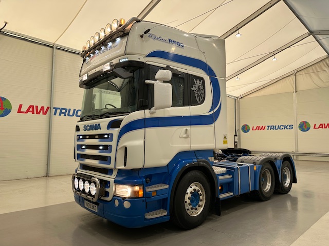 Scania R580 6×2 10 Tyre Rear Lift Tractor Unit PTO