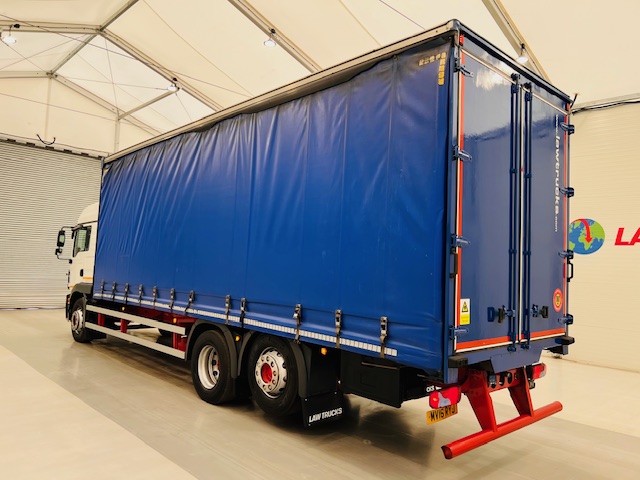 MAN TGS 26.340 6×2 Rear Steer Curtainsider
