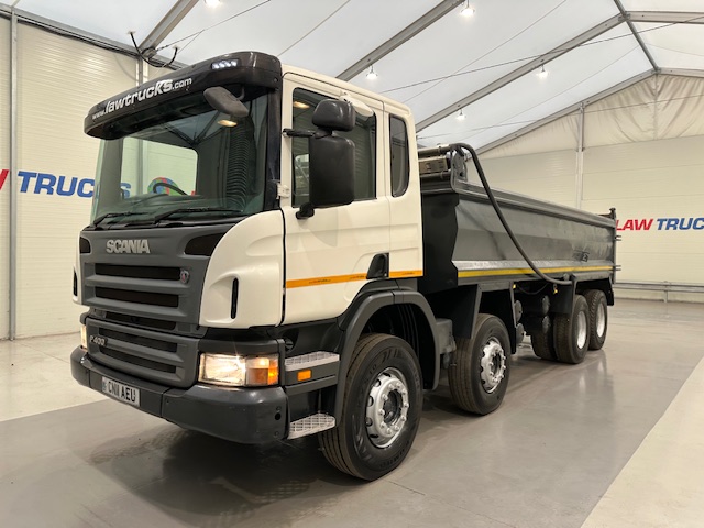 Scania P400 8×4 Rest Cab Steel Tipper