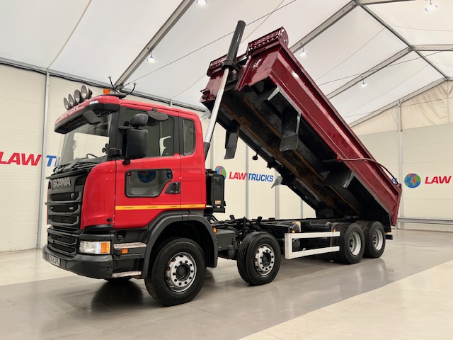 Scania G410 8×4 Rest Cab Steel Tipper