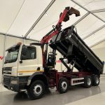 DAF CF85 410 8×4 Day Cab Steel Tipper Grab - thumbnail