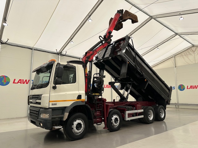 DAF CF85 410 8×4 Day Cab Steel Tipper Grab