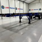Dennison Tri Axle Sliding Skeletal Trailer BPW - thumbnail