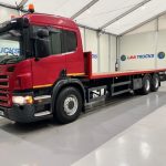 Scania P320 6×2 10 Tyre Rear Lift Flatbed - thumbnail