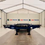 Montracon Tri Axle Sliding Skeletal Trailer BPW - thumbnail