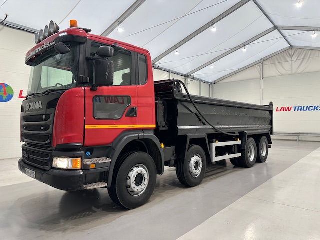 Scania G410 8×4 Sleeper Cab Steel Tipper