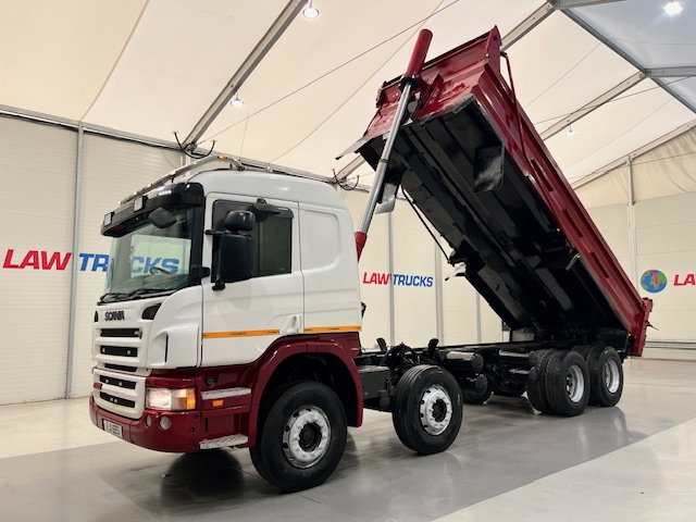 Scania P400 8×4 Sleeper Cab Steel Tipper