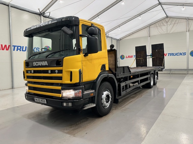 Scania 114 340 6×2 Rear Lift Day Cab Beavertail