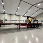 Montracon Tri Axle Flatbed Brick Grab Trailer - thumbnail