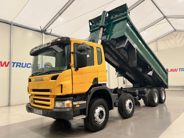 Scania P380 8×4 Day Cab Steel Tipper Manual