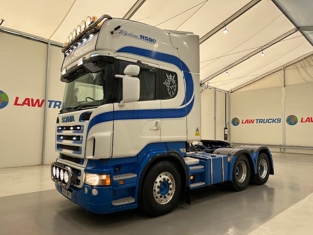 Scania R580 6×2 10 Tyre Rear Lift Tractor Unit PTO