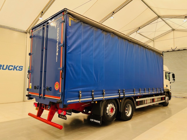 MAN TGS 26.340 6×2 Rear Steer Curtainsider