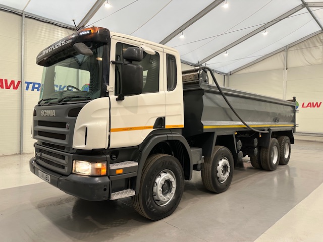 Scania P400 8×4 Rest Cab Steel Tipper