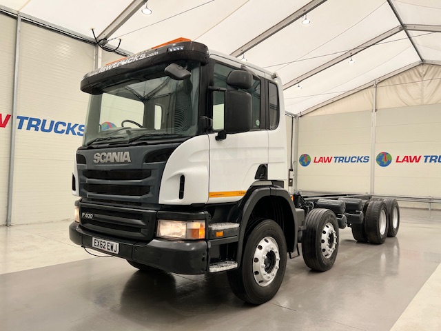 Scania P400 8×4 Day Cab Chassis