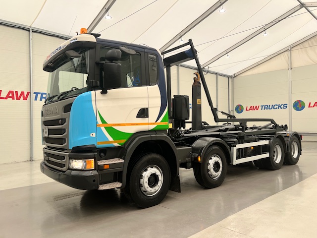 Scania G410 8×4 Rest Cab Hookloader Drawbar