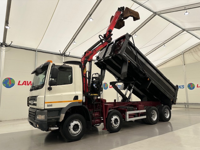 DAF CF85 410 8×4 Day Cab Steel Tipper Grab