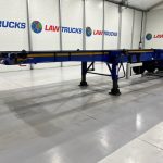 Dennison Tri Axle Sliding Skeletal Trailer BPW - thumbnail