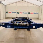 Montracon Tri Axle Sliding Skeletal Trailer BPW - thumbnail