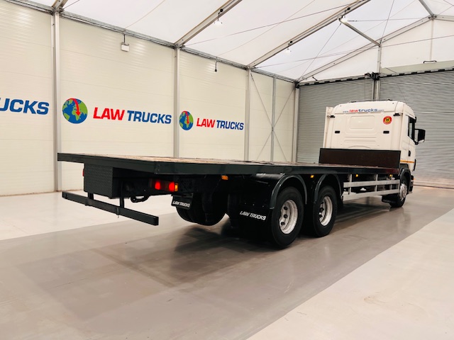 Scania R420 10 Tyre Rear Lift Flatbed