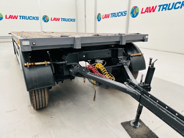 Fruehauf  Tri Axle Flatbed Drawbar Trailer