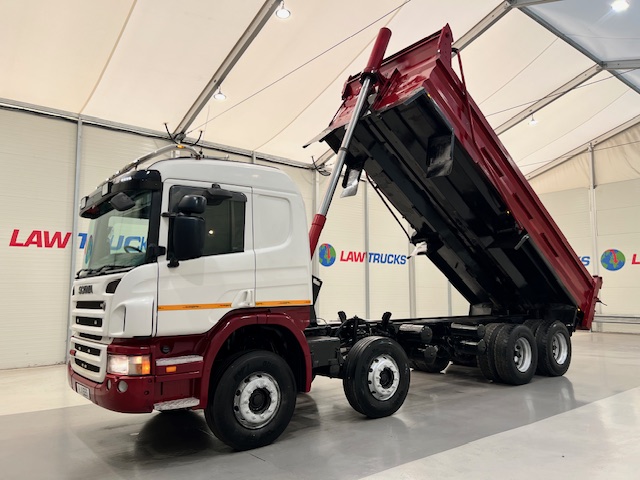Scania P400 8×4 Sleeper Cab Steel Tipper