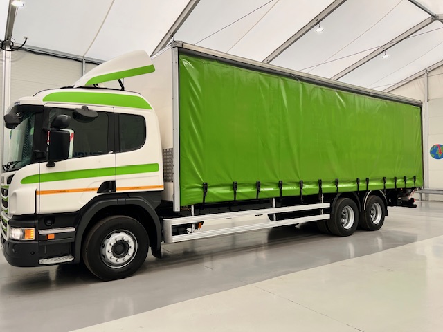 Scania P280 6×2 10 Tyre Rear Lift Curtainsider
