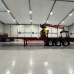 Montracon Tri Axle Flatbed Brick Grab Trailer - thumbnail