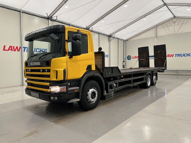 Scania 114 340 6×2 Rear Lift Day Cab Beavertail