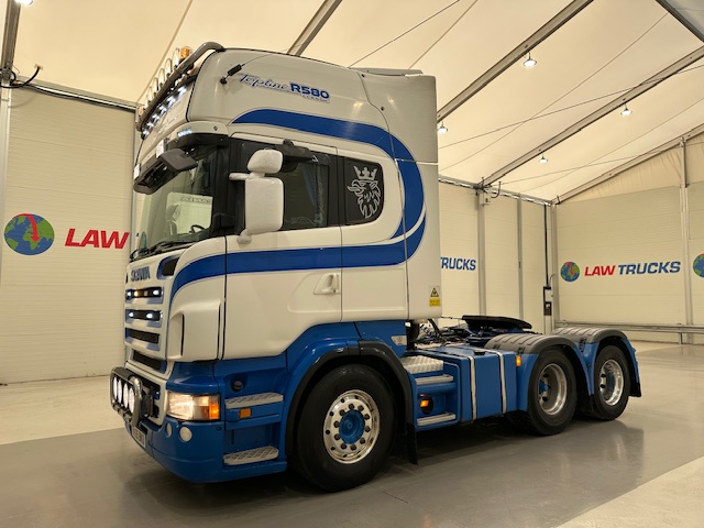 Scania R580 6×2 10 Tyre Rear Lift Tractor Unit PTO
