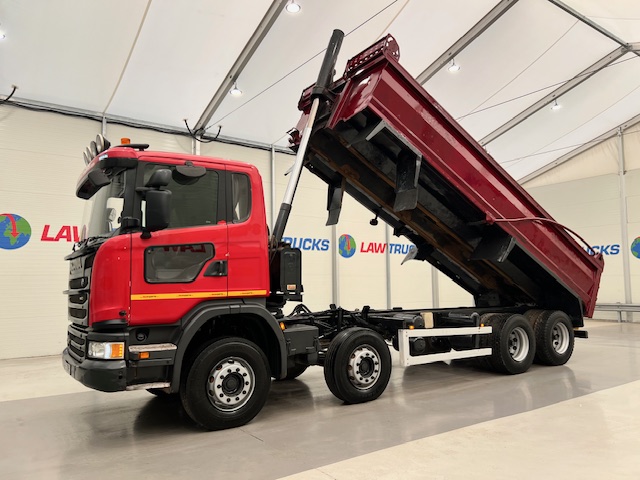Scania G410 8×4 Rest Cab Steel Tipper