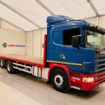 Scania 144 460 10 Tyre Sleeper Cab Flatbed - thumbnail