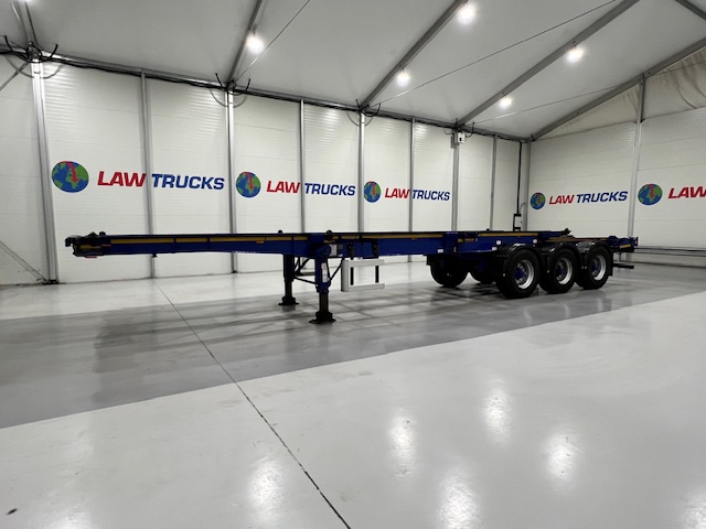 Dennison Tri Axle Sliding Skeletal Trailer BPW