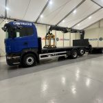 Scania R420 6×2 Rear Lift Brick Grab Drawbar - thumbnail