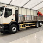 Renault C320 6×2 Day Cab Dropside with Crane - thumbnail