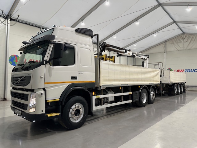 Volvo FM 450 Dropside Brick Grab Drawbar