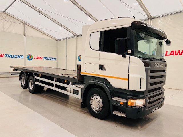 Scania R420 10 Tyre Rear Lift Flatbed