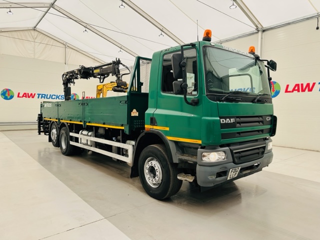 DAF CF75 310 Rear Lift Day Cab Dropside Brick Grab