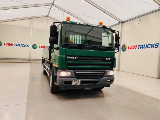DAF CF75 310 Rear Lift Day Cab Dropside Brick Grab