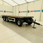 Fruehauf  Tri Axle Flatbed Drawbar Trailer - thumbnail