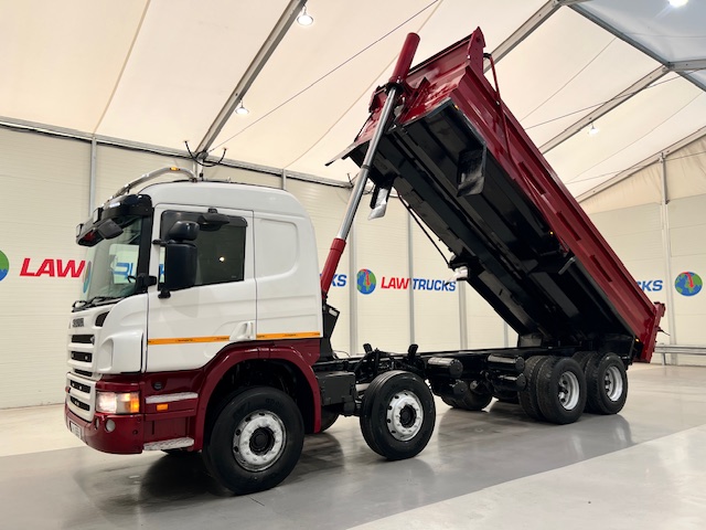 Scania P400 8×4 Sleeper Cab Steel Tipper