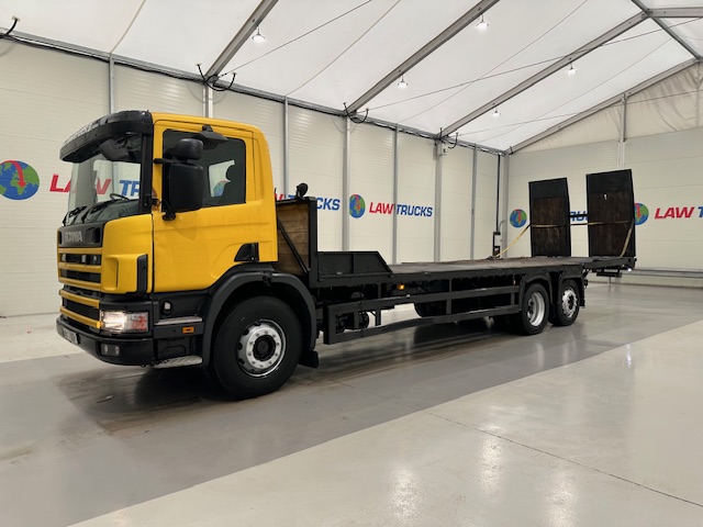 Scania 114 340 6×2 Rear Lift Day Cab Beavertail
