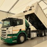 Scania P270 10 Tyre Day Cab Bulk Tipper with Crane - thumbnail