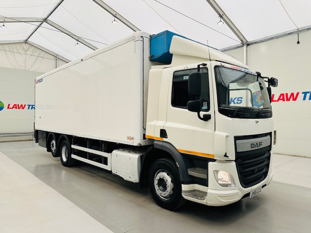 DAF CF 290 6×2 Rear Steer Fridge Box