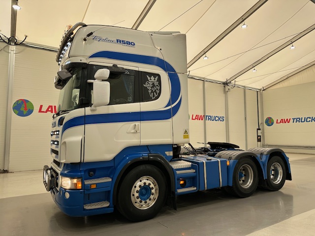 Scania R580 6×2 10 Tyre Rear Lift Tractor Unit PTO