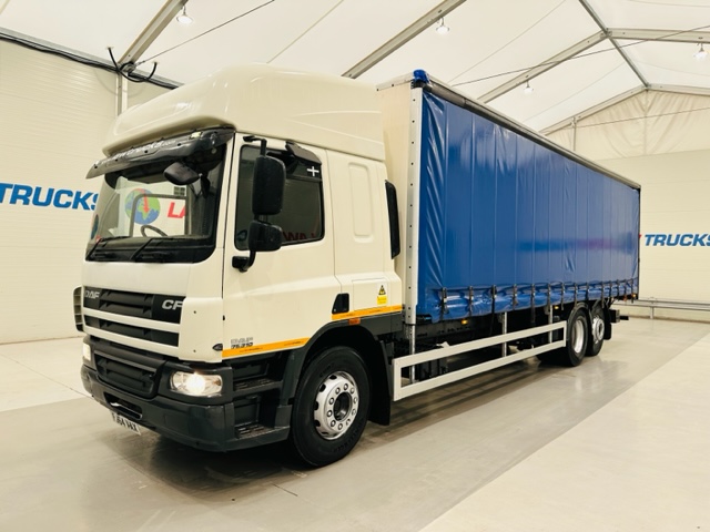 DAF CF75 310 6×2 Rear Lift Sleeper Cab Curtainsider