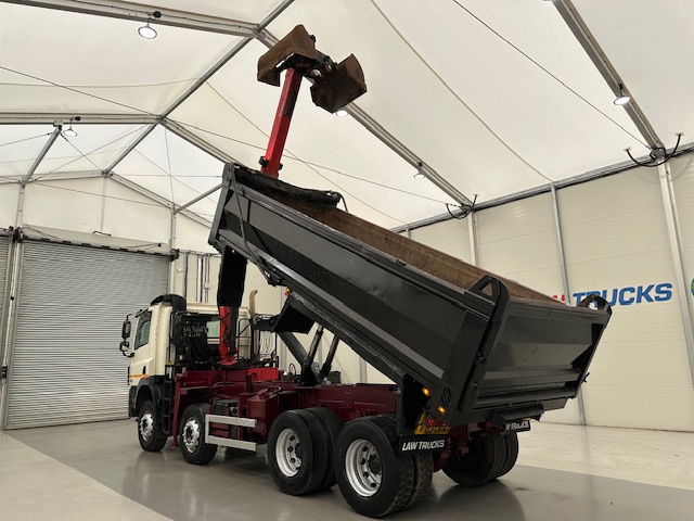DAF CF85 410 8×4 Day Cab Steel Tipper Grab