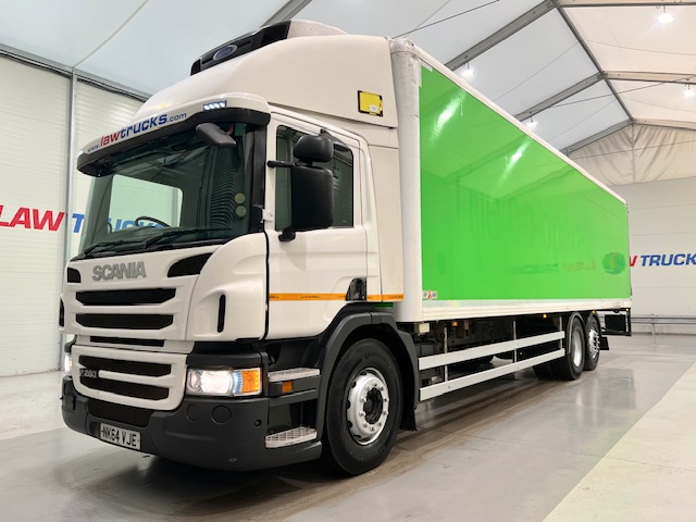 Scania P280 6×2 Rear Lift Day Cab Fridge Box