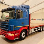Scania 144 460 10 Tyre Sleeper Cab Flatbed - thumbnail