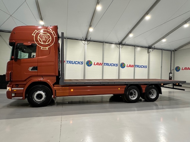 Scania R420 6×2 10 Tyre Rear Lift Flatbed Manual